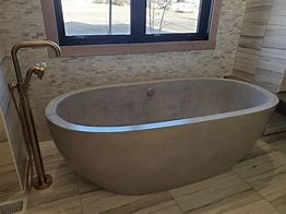 Image result for Concrete Bath Tub