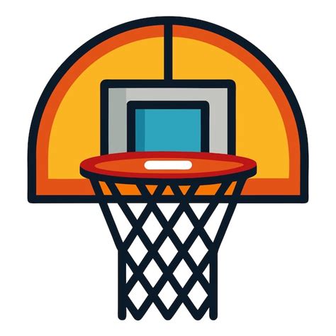 Cartoon Basketball Hoop Vector Image 的图像结果