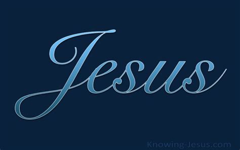 Jesus Name Written In Cursive Letters
