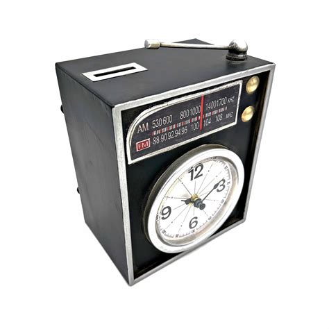 Vintage Radio Table Clock | Boxman