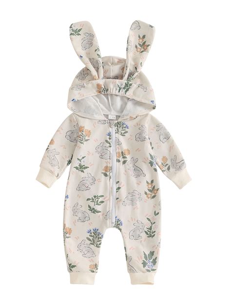 aturustex Baby Easter Costume for Infant Girls Boys One piece Rompers 0 ...