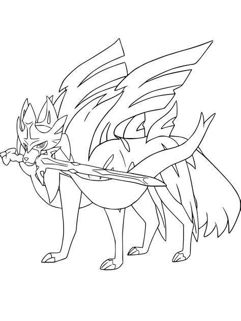 Pokemon Legendary Coloring Pages