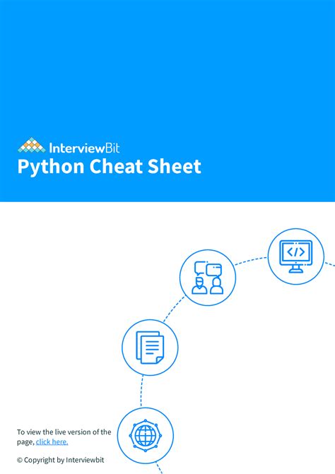 Python-Cheat-Sheet - Quick Reference - To view the live version of the ...