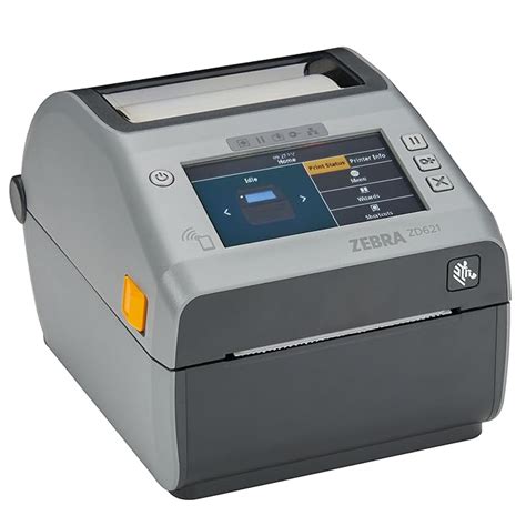 ZEBRA ZD621 Direct Thermal Desktop Printer Color Touch LCD 203 dpi ...