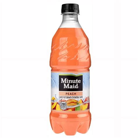 Minute Maid Peach Flavored Fruit Drink 20 oz Plastic India | Ubuy