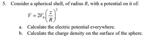 Image result for Electric Potential Spherical Shell