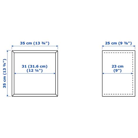 EKET cabinet, pale lilac, 35x25x35 cm (133/4x97/8x133/4") - IKEA