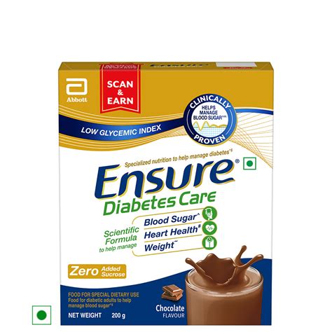 Ensure® Diabetes Care Chocolate: Diabetes Drink for Adults