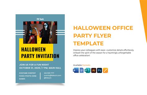 Editable Halloween Flyer Templates in Word to Download