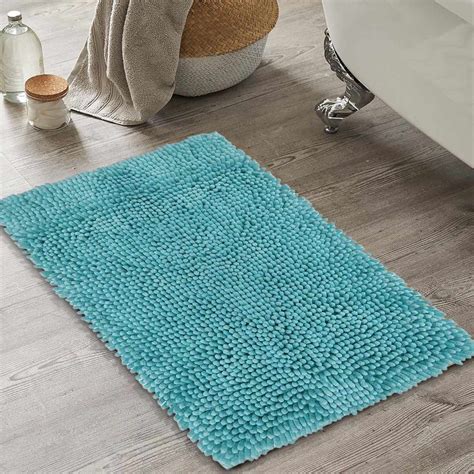 Tiny Dreamers Dinoskater Blue Noodle Bath Rug 17x24 | At Home