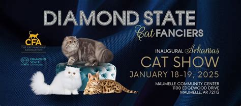 Diamond State Cat Fanciers Inaugural Arkansas CAT SHOW, Maumelle ...