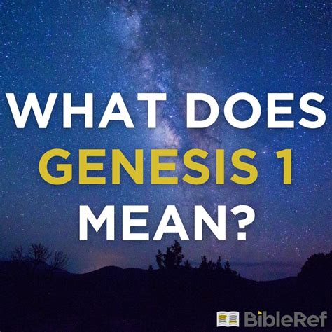 Image result for Genesis 1 Explained