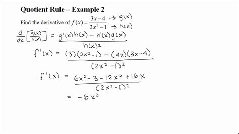 Quotient Rule Examples 的图像结果
