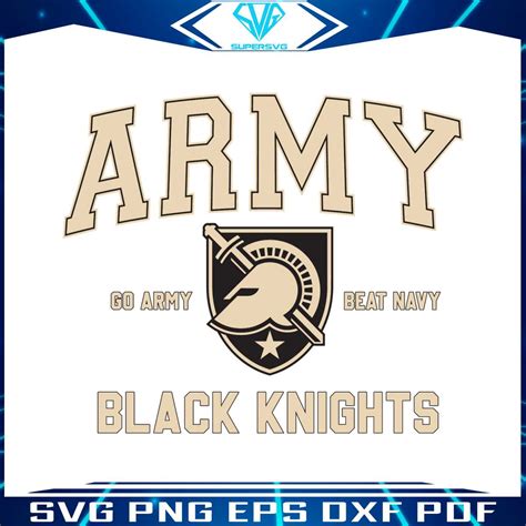Army Black Knights Go Army Beat Navy SVG