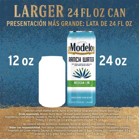 Modelo Ranch Water Spiked Sparkling Water - Shop Beer at H-E-B