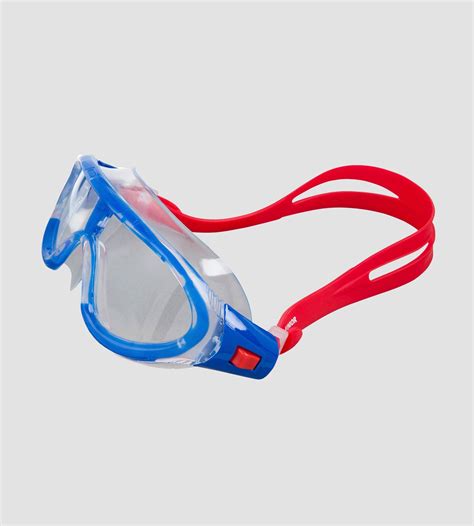 Buy Speedo Rift Lava Red-Betiful Blue-Clear Swim Goggles Online ...