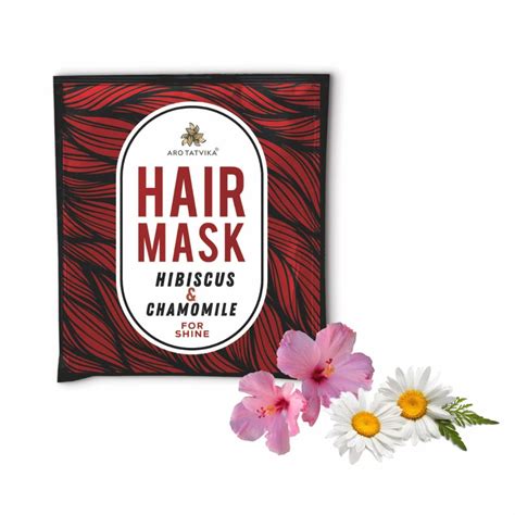 Arotatvika Hibiscus and Chamomile, 4 Pack of Natural Hair Mask for ...