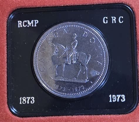 RCM 1973 Silver RCMP Commemorative Coin.