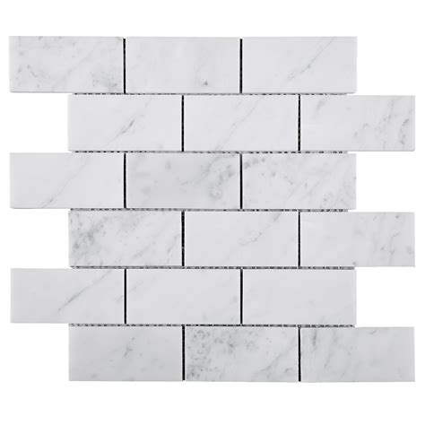 White Marble Subway Tile