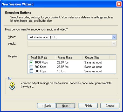Image result for Windows Media Encoder Settings