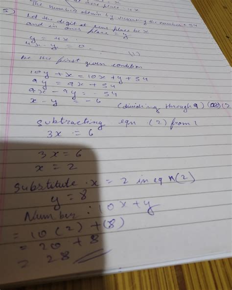 The digit at ones place of a 2 digit number is four times the digit at ...