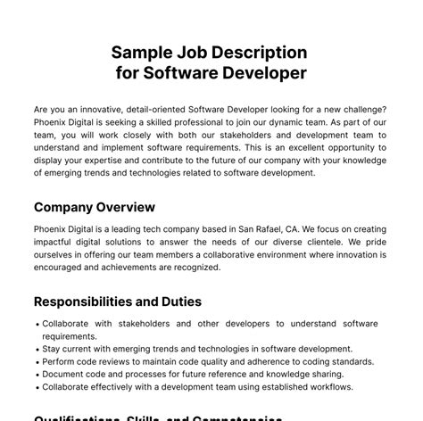 Image result for Software Developer Description