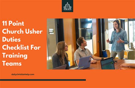 Complete Church Ushers Duties | 11 Point Checklist For Teams