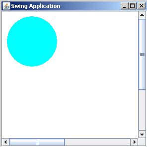 Java ScrollPane 的图像结果