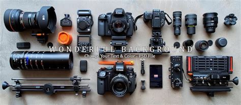 Video making and video editing equipment | Premium AI-generated PSD