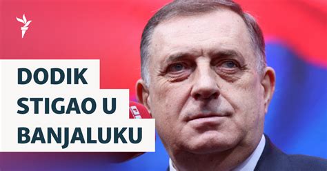 Dodik se vratio u Banjaluku, dok mu prijeti hapšenje zbog ugrožavanja ...