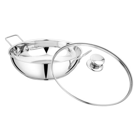 Buy Pristine Stainless Steel Tri Ply Induction Bottom Compatible ...