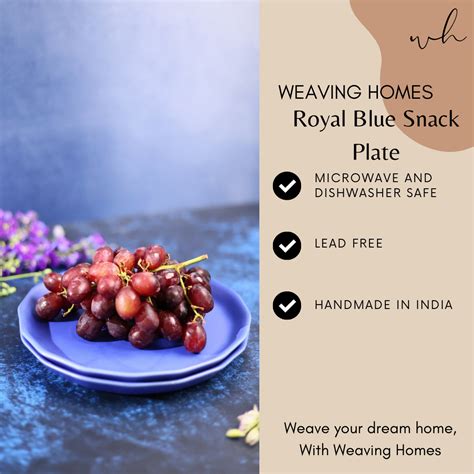 Shop Stylish Snack Plates Online at Best Prices – WeavingHomes