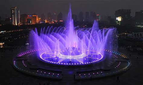 热烈祝贺我司负责的大型旱式音乐喷泉，已进入竣工调试 - 四川鑫邦喷泉工程有限公司