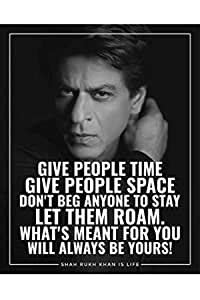 ISEE 360® Shahrukh Khan Wall Sticking Self Adhesive Movies Inspiring ...