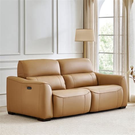 Buy Avelino Half Leather 3-Seater Zero Gravity Electric Recliner ...