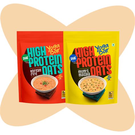 26g High Protein Oats Korean Fire & Mum's Masala 2kg – Yoga Bars