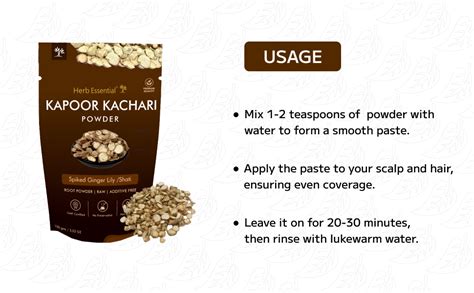 Herb Essential Kapoor Kachari Powder 100g – 100% Pure & Natural ...