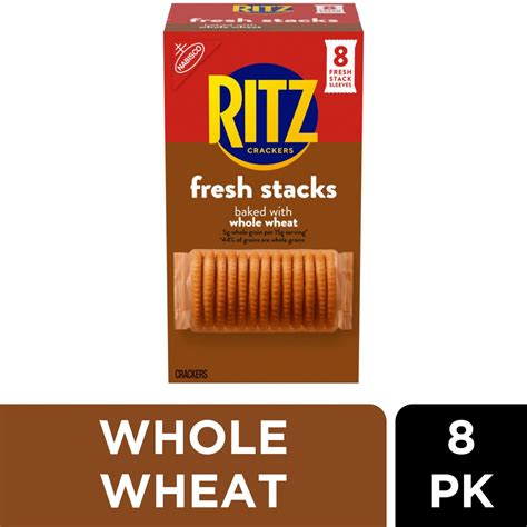 Nabisco Ritz Fresh Stacks Whole Wheat Crackers, 8 count, 11.6 oz - ShopRite