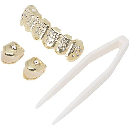 Teeth Brace, Fashionable Universal Healthy Safe Gold Teeth Brace, For Upper Teeth Lower Teeth ...