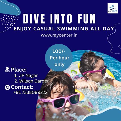 Ray Center:Swimming Pool In Bangalore