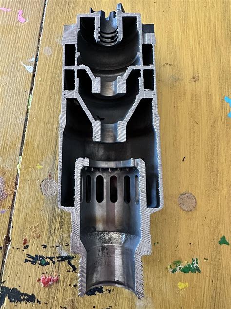 Some suppressor cut-aways at my dealer. Polonium (minus blast chamber ...