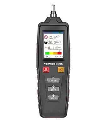 Digital Vibration Meter with LCD Display, 500 Data Storage Groups ...