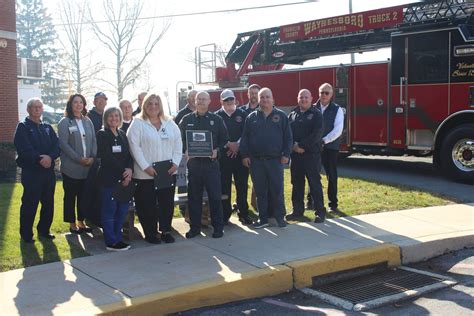 Waynesboro Volunteers get WellSpan's help for new ladder truck to ...