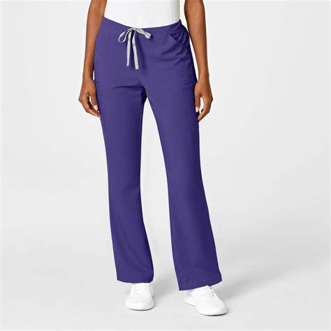 PRO Women's Moderate Flare Leg Scrub Pant - Grape – Wink Scrubs