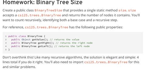 Image result for Binary Tree Homework Assignment