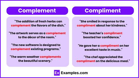 Image result for Complement Examples