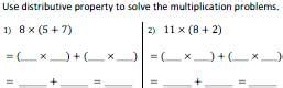 Image result for Distributive Property with Multiplication