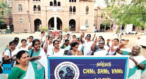 Madurai: Village Health Nurses Demand Filling Up Of Vacant Posts ...