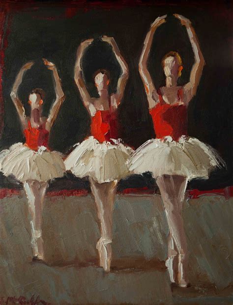 abstract figurative oil painting, ballet, dancers, women, contemporary ...