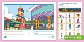 Description Cards Unusual Sentence Who What Doing What Where When